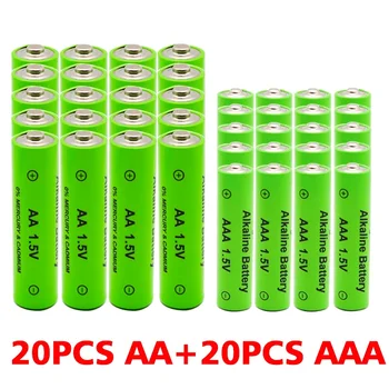 AAA + AA Перезаряжаемая щелочная батарея AA 1.5V 3800mAh - 1.5 V AAA 3000mAh, фонарик, игрушечные часы, MP3-плеер, бесплатная доставка