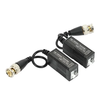 4 Пары 8 штук Пассивного Видеопередатчика и Приемопередатчика Balun с Кабелем для 1080P TVI/CVI/TVI/AHD/960H DVR Камеры CCTV Syst