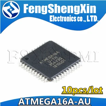 10 шт./лот ATMEGA16A-AU ATMEGA16A U-TH TQFP-44 8-разрядный микроконтроллер с встроенной программируемой вспышкой 16 Тыс. Байт