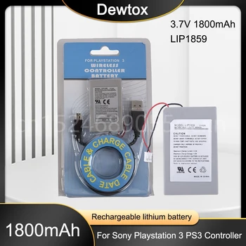 3,7 В 1800 мАч LIP1359 Литиевая Батарея с USB-Кабелем для Sony PS3 PlayStation3 PS3 Беспроводной Контроллер Перезаряжаемый Batteria