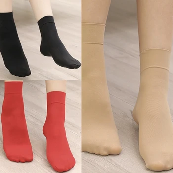 Зимние теплые носки, утепленные носки, Пинетки с подогревом, Толстые термоноски H9ED