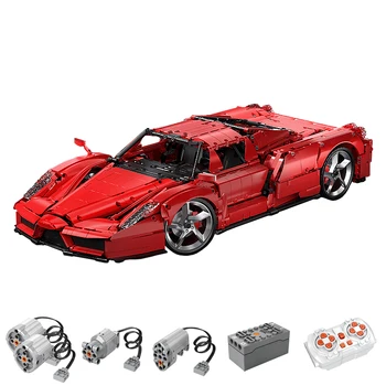 В НАЛИЧИИ Kbox 1:8 MOC Technical RC Спортивный автомобиль Строительные блоки, кирпичи, игрушки для сборки моделей для мальчиков, Рождественский подарочный набор