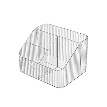 1 Шт Коробка для сортировки Канцелярских принадлежностей, Прозрачный Простой Стеллаж для хранения Канцелярских принадлежностей в стиле Ins