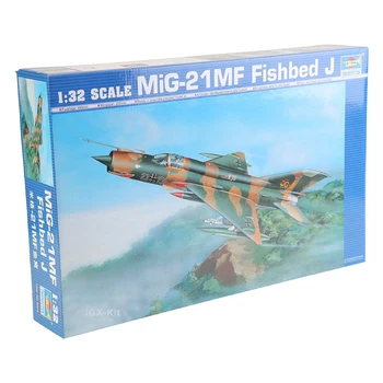 Трубач 02218 1: 32 Mig21 MF Fishbed J Одноместный Тактический Истребитель Военной Сборки Пластиковый Игрушечный Конструктор