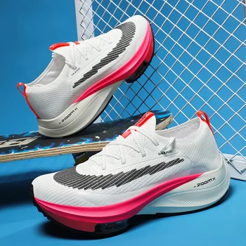 Мужская обувь для бега, спортивная обувь на воздушной подушке для марафона, дышащие легкие кроссовки, женская удобная обувь для спортивных тренировок
