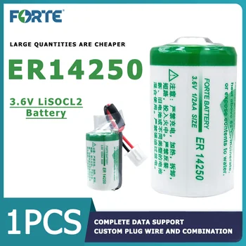 FORTE ER14250 1 / 2AA 1200 мАч 3,6 В Литиевая батарея Беспроводной датчик температуры Delta PLC Программатор Доступный аккумулятор