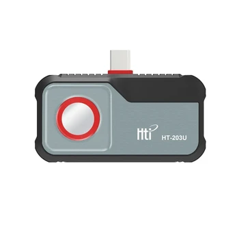 Мобильный Тепловизор HTI HT-203U для Телефона Android IP65 Промышленная Проверка Печатной платы с Обнаружением Тепловых Потерь, Инфракрасная Камера