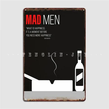 Плакат Mad Men 2 Плаката Металлическая Табличка С Росписью Декор Дома На Заказ Жестяная Вывеска клуба Плакат