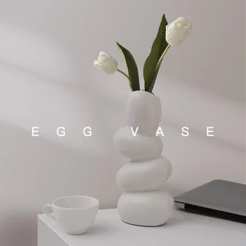 Nordic Morandi ins ваза украшения гостиная цветочная композиция искусство обеденный стол спальня современное простое легкое роскошное украшение