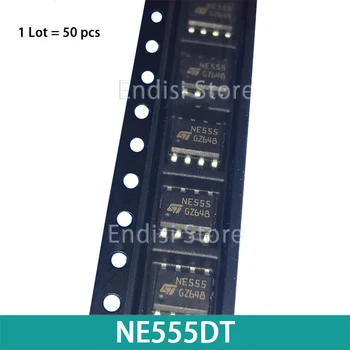 50ШТ микросхема NE555DT NE555 SOP-8 ST общего назначения с одиночными биполярными таймерами IC