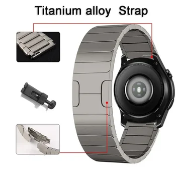 Ремешок из титанового сплава для Huawei Watch GT4 46 мм/GT3 Pro Gt2 /2Pro Watch 4 4Pro Ремешок для часов Huawei Wath 3 Pro Новый браслет