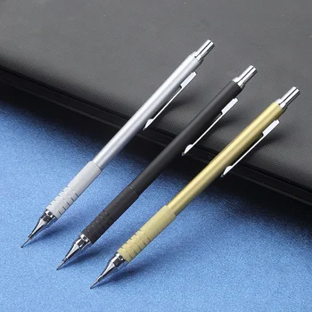 металлический механический карандаш 0,5/0,7 мм, высококачественный автоматический карандаш для профессиональной живописи, письма, канцелярских школьных принадлежностей