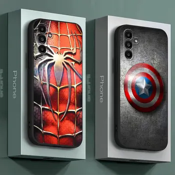Чехол для телефона с логотипом супергероя Marvel для Samsung Galaxy A20e A10s A02s A50 A40 A03 Core A04 A03s A04s A70 A54 A34 A02 A01 Чехол