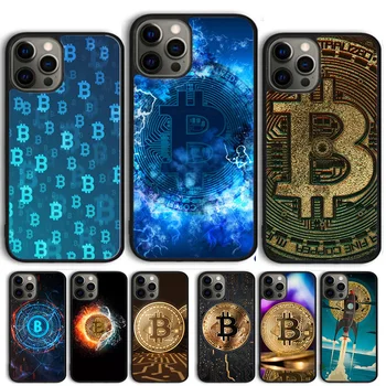 BTC Bitcoin Чехол Для Телефона Чехол Для iPhone 15 11 13 14 Pro Max 12 mini 6S 7 8 Plus X XS Max SE 2020 XR Fundas