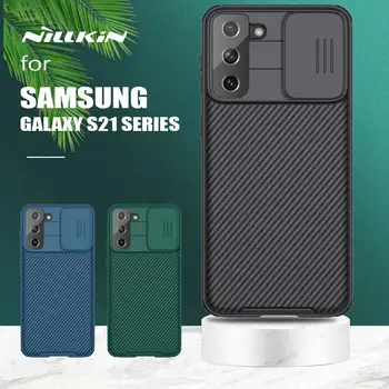 для Samsung Galaxy S21 Ultra Case Nillkin CamShield Case Slim Slide Защитная Крышка Объектива Камеры Samsung S21 S21 Plus Case