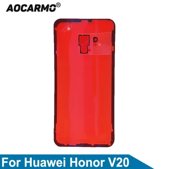 Aocarmo Для Huawei Honor V20 Затеняющая Губчатая Прокладка И Задняя Рамка Крышки Батарейного Отсека Клейкая Наклейка На Заднюю Дверь Клейкая Лента