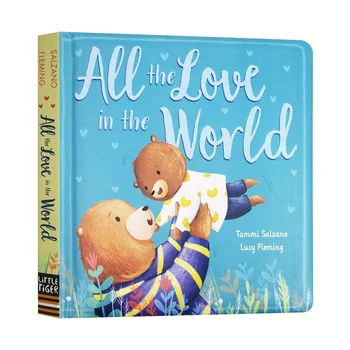 Вся любовь в мире, Детские книжки для малышей в возрасте 1, 2, 3 лет, английская книжка с картинками, 9781788815642