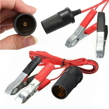 Подсоедините шнур к кабелю прикуривателя, зажим для аварийного автомобильного аккумулятора, кабель-адаптер для подключения насоса высокой мощности, кабель-адаптер для подключения розетки