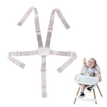 Ремни безопасности для детского стульчика Универсальный детский 5-точечный ремень безопасности для коляски Аксессуары для стульчика для кормления