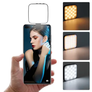 Новый Магнитный Селфи-светильник для мобильного телефона, светодиодный заполняющий светильник, Мини-магнитный карманный светильник, Селфи-светильник для красоты, наружный светодиодный светильник