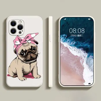 Жидкий Силиконовый Чехол Для Телефона Puppy Dogs Для Apple iPhone 12 13 Mini 11 14 Pro XS Max 6S 6 7 8 Plus 5S X XR SE 2020 2022