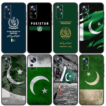 Чехол с Флагом Пакистана Для Xiaomi 13 13T 12T 11T 12 Lite 14 Pro 12X POCO F5 Pro X5 X3 M5 X4 F3 F4 C65 Чехол