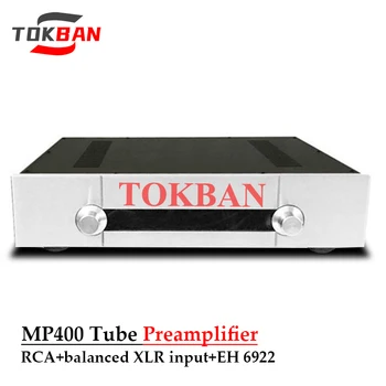 Ламповый предусилитель Tokban MP400 EH 6922 Поддерживает RCA Сбалансированный XLR вход, несимметричный усилитель звука HIFI