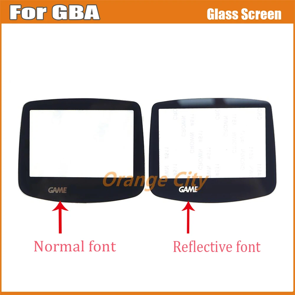 1 шт. сменный стеклянный экран черного цвета для зеркальной панели игровой консоли Nitendo Gameboy Advance GBA Изображение 0