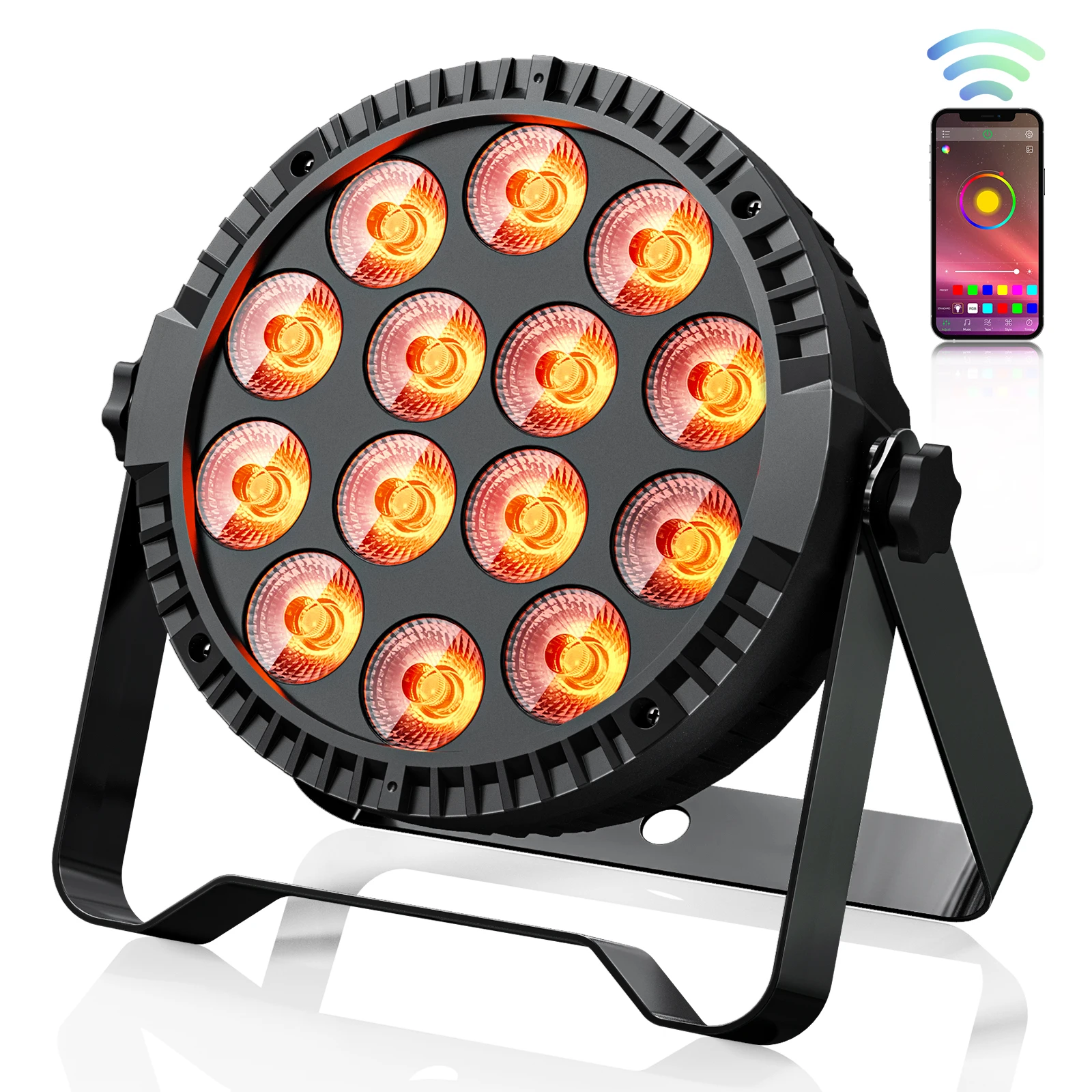 20 Вт Par Light 14LED RGBW 4-в-1 Сценические светильники HOLDLAMP Смешивание цветов для Вечернего DJ-Диско-Шоу с управлением приложением Изображение 0