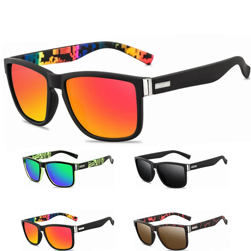 2023 Новые Поляризованные Солнцезащитные очки UV400, Женские спортивные очки для велоспорта на открытом воздухе, Модные очки, Классические Квадратные Мужские Солнцезащитные очки Изображение 0