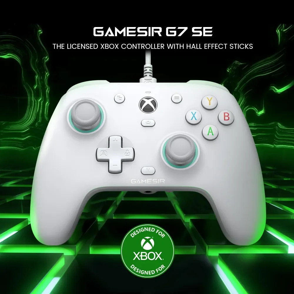 GameSir G7 SE проводной игровой контроллер Xbox Gamepad для Xbox Series X, Xbox Series S, Xbox One с джойстиком с эффектом Холла Изображение 0