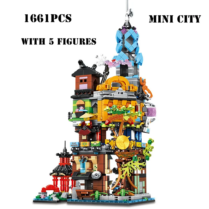 MOC City Gardens Строительные блоки Модель 71741 70620 Кирпичи Игрушка в подарок для детей Изображение 0