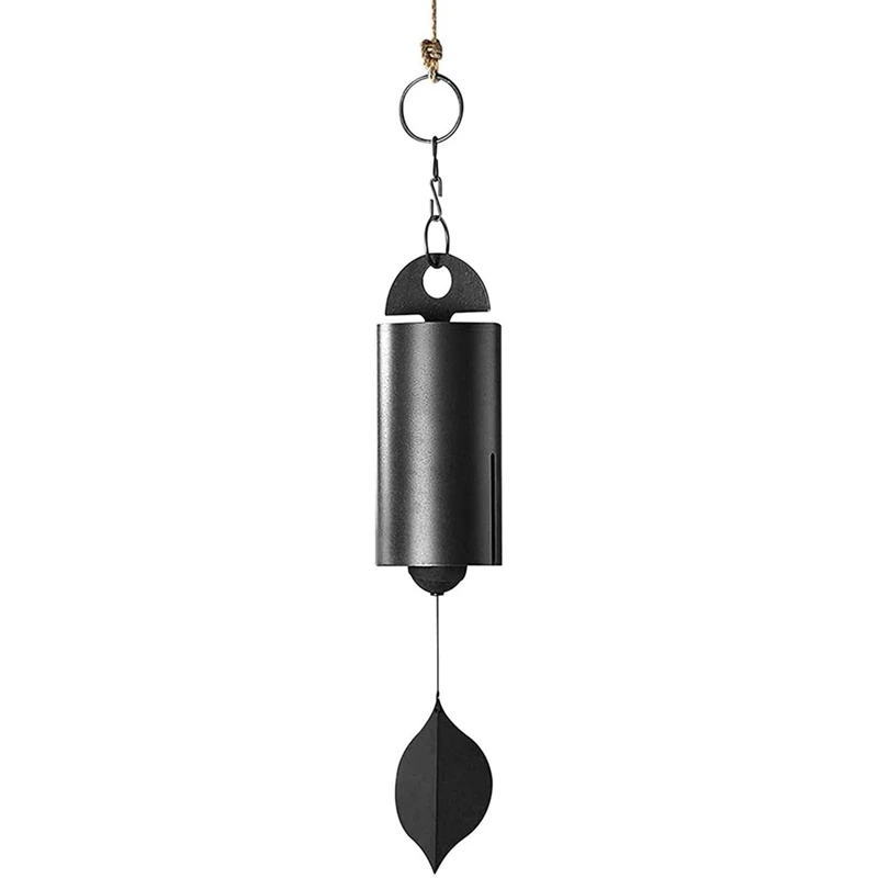 Колокольчик Serenity Bell с глубоким резонансом Windchime - Металлический подвесной колокольчик из стали ручной работы, красиво играет на ветру Изображение 0