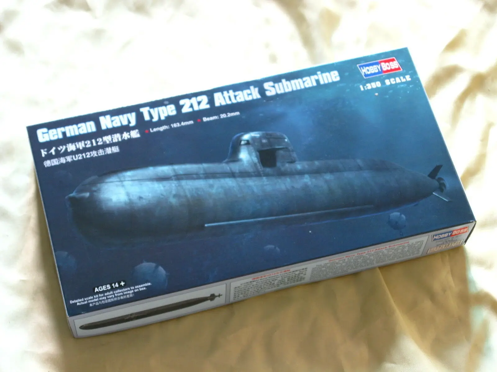 Подарок Hobby Boss 83527 1/350 Штурмовая подводная лодка ВМС Германии U212 Dunker Пластиковая Статическая модель TH06401-SMT2 Изображение 0