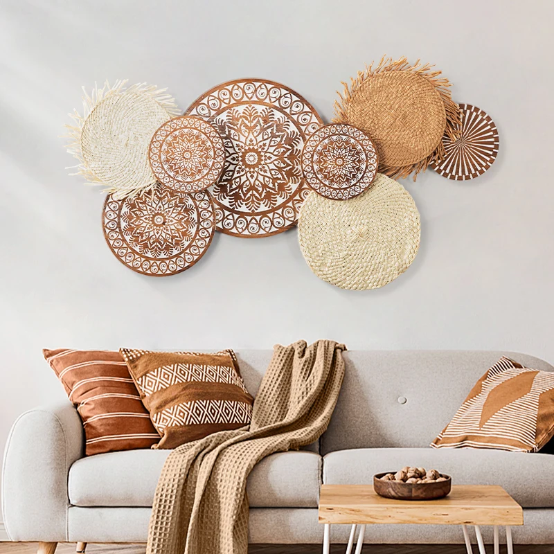 Украшение стен в марокканском стиле, подвесной диван, изголовье кровати, фон для домашнего отдыха, настенное украшение, изображение ресторана Изображение 0