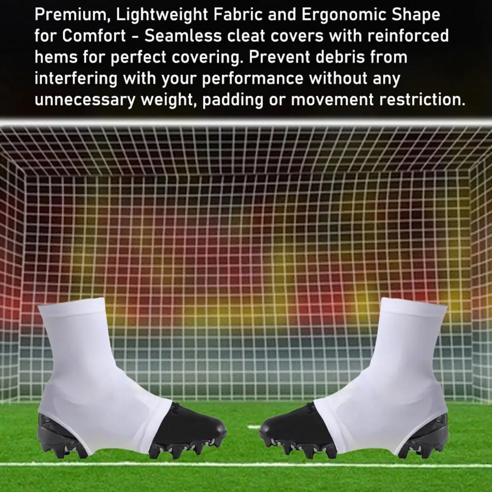 Футбольные эластичные гетры, сверхмягкие гетры, устойчивые к скольжению, высокоэластичные чехлы для футбольных бутс, необходимые виды спорта для футбола Изображение 0