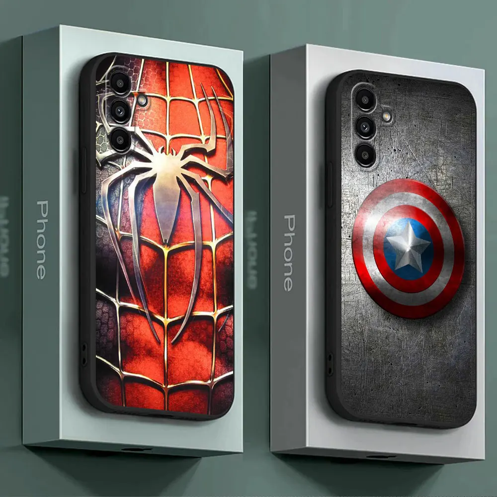 Чехол для телефона с логотипом супергероя Marvel для Samsung Galaxy A20e A10s A02s A50 A40 A03 Core A04 A03s A04s A70 A54 A34 A02 A01 Чехол Изображение 0
