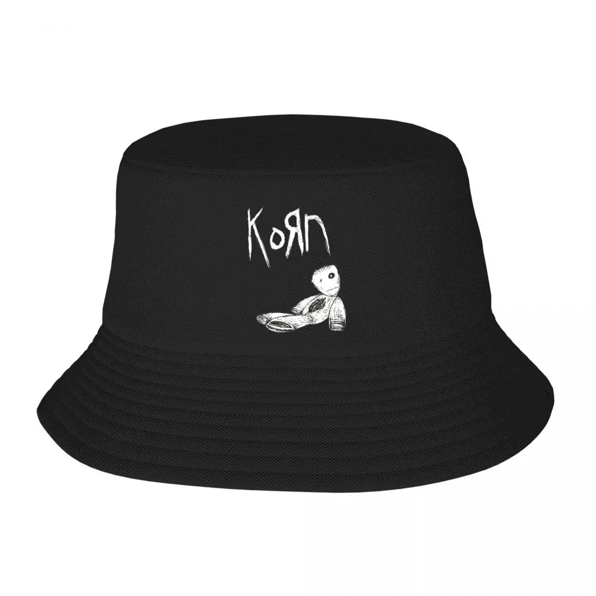Шляпы-ведерки Унисекс Korn Rock Vocation, головные уборы для отдыха, кепки для рыбалки, идея подарка для музыкальной сессии в стиле Ню-Метал Изображение 0