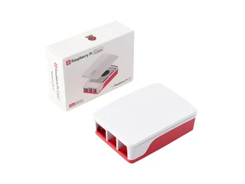 Официальный чехол Raspberry Pi для Raspberry Pi 5, встроенный охлаждающий вентилятор, красно-белый цвет Подходит для Raspberry Pi 5