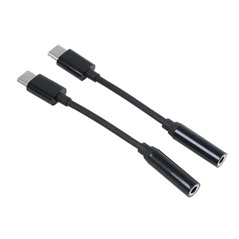 2 комплекта адаптера для наушников от USB C до 3,5 мм для Moto Z/ Z Droid/Force/Play