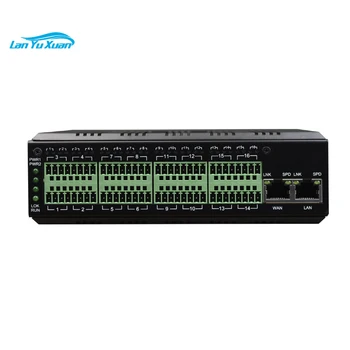 Шлюз MQTT с 16 Портами Последовательного интерфейса RS485 RS232 RS422 в Ethernet TCP IP Конвертер Сервер промышленных последовательных устройств с SNMP