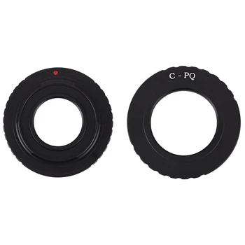 2 Шт Черный адаптер для объектива C: 1 шт для Fujifilm X Mount Fuji X-Pro1 X-E2 X-M1 и 1 шт для Pentax Q Q7 Q10 Q-S1