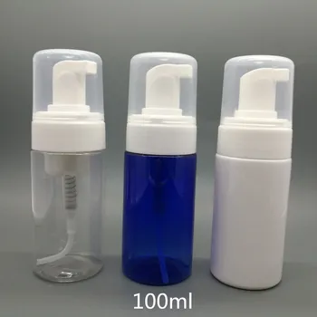 15шт 100 мл ПЭТ прозрачная белая бутылка с насосом для пены, насос для вспенивания, дозатор мыла, бутылка для пены