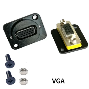 Материнское основание VGA к материнскому основанию VGA прямое стыковое соединение с модулем разъема адаптера панели с винтовой фиксацией