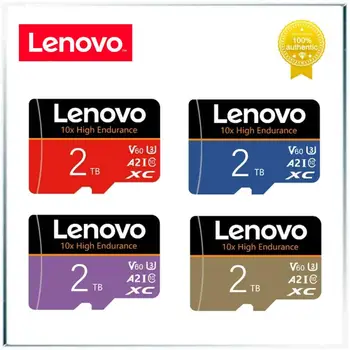 Lenovo 2TB UHS-I Micro TF SD-Карта A2 Флэш-Карта Памяти 1TB 512GB 256GB 128GB Портативные Устройства хранения данных Для Игр Nintendo Switch