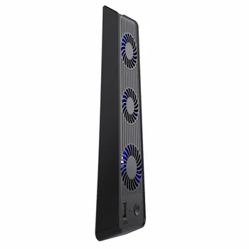 Для PS5 Вертикальная Подставка с Охлаждающим Вентилятором USB-контроллер Игровая Станция Вентилятор-Кулер Для SONY Playstation5 Отключение звука с автоматическим запуском