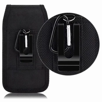 10 см Походная тактическая сумка для телефона на открытом воздухе, армейская черная сумка, поясная сумка с крючком и петлей, нейлоновый чехол для мобильного телефона