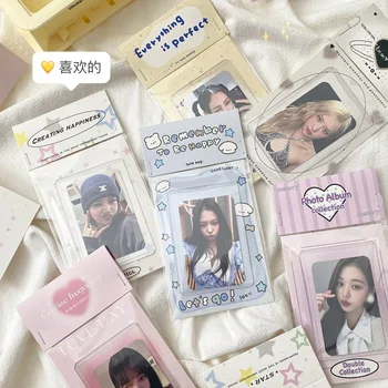 5 комплектов фотокарточек Kpop в корейском стиле, упаковка для головы и спины, Набор карточек для продажи, Упаковка для карточек, Ювелирные изделия, Подарочная упаковка, принадлежности для карточек
