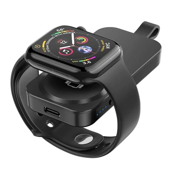 Портативный блок питания для Apple Watch 9 8 7 6 5 4 3 SE Ультра беспроводное зарядное устройство Магнитная станция быстрой зарядки