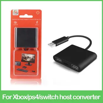 Для PS4 Для PS3 для игр Xbox Для Nintendo Switch Игровой контроллер Клавиатура Адаптер USB Подключение Мышь Конвертер